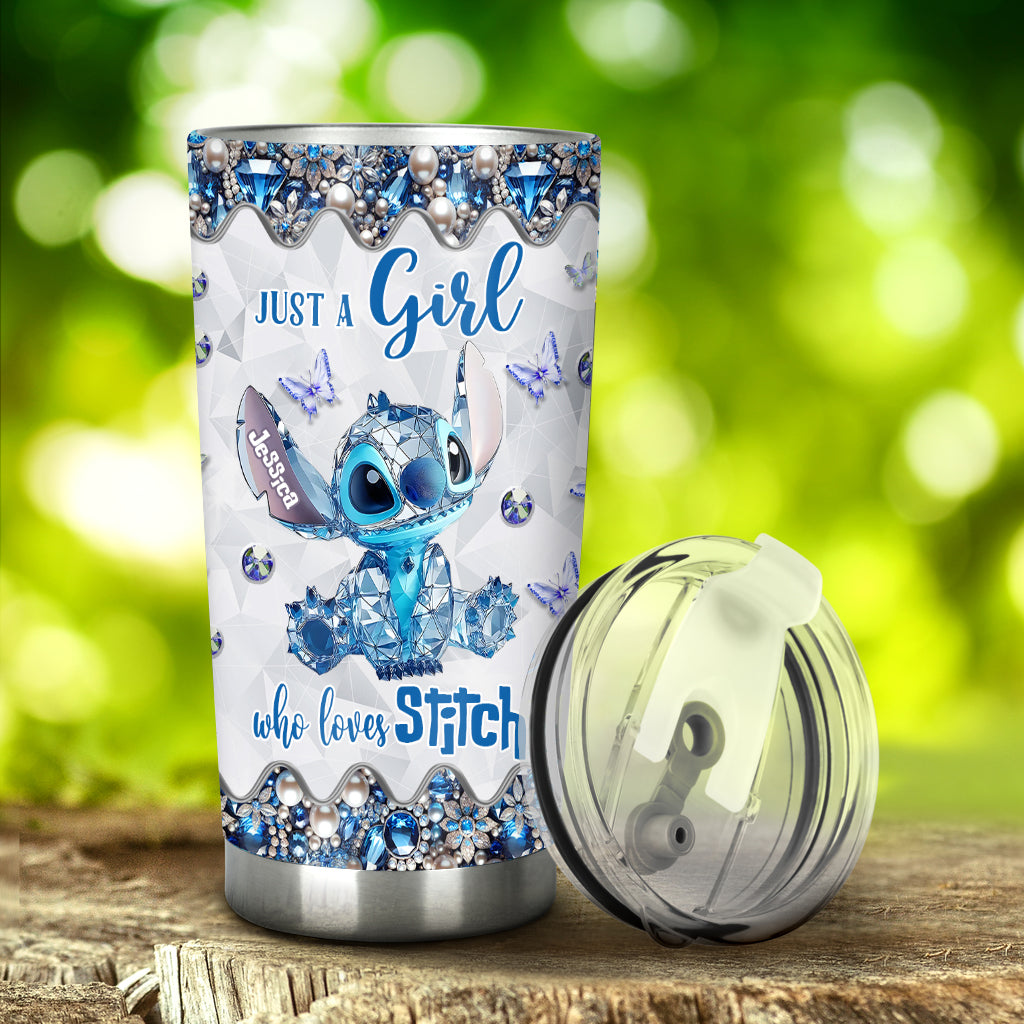 Blue Crystal Ohana - Personalized Ohana Tumbler