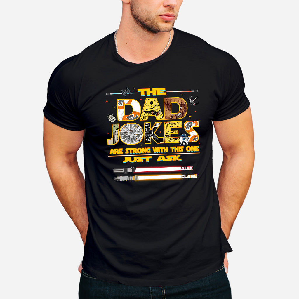 The Dad Jokes - Personalized The Force T-shirt And Hoodie