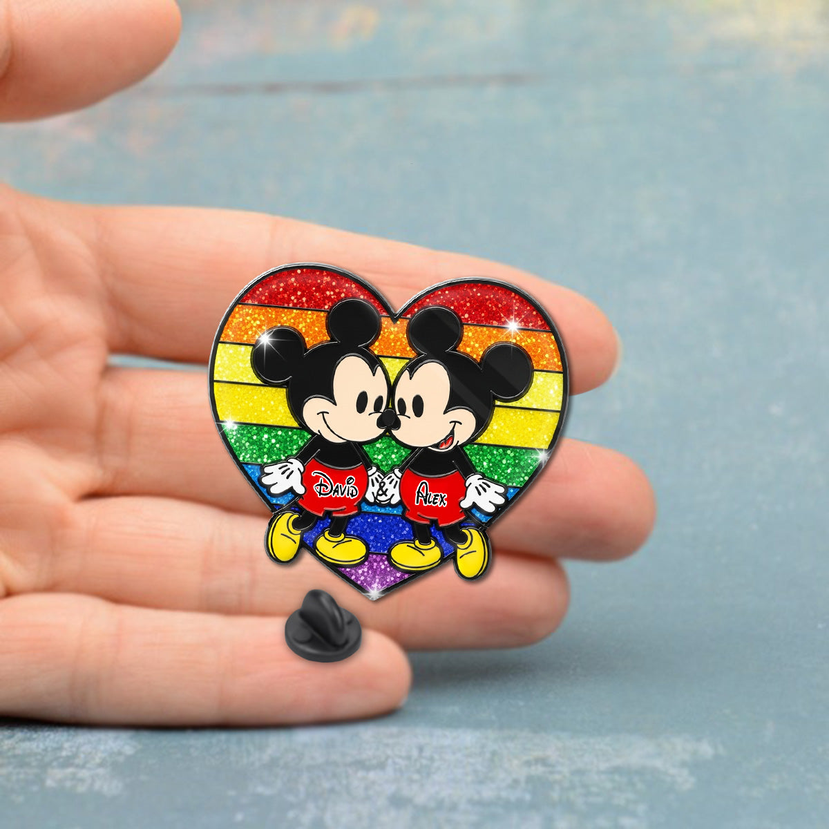 Love Is Love - Personalized LGBT Support Pin