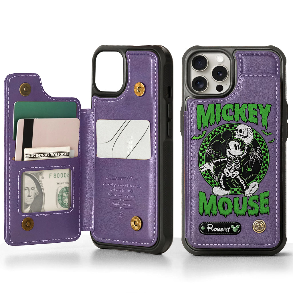 No So Scary Party - Personalized Mouse Wallet Phone Case