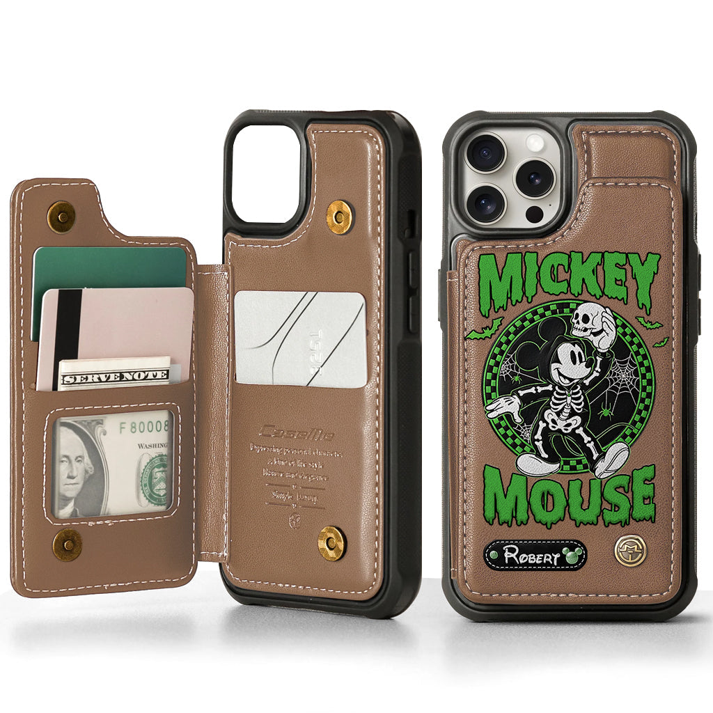 No So Scary Party - Personalized Mouse Wallet Phone Case