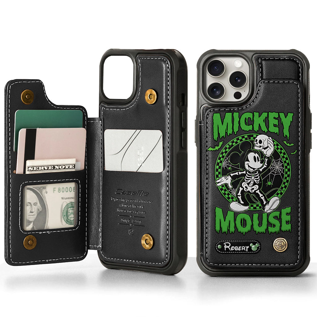 No So Scary Party - Personalized Mouse Wallet Phone Case