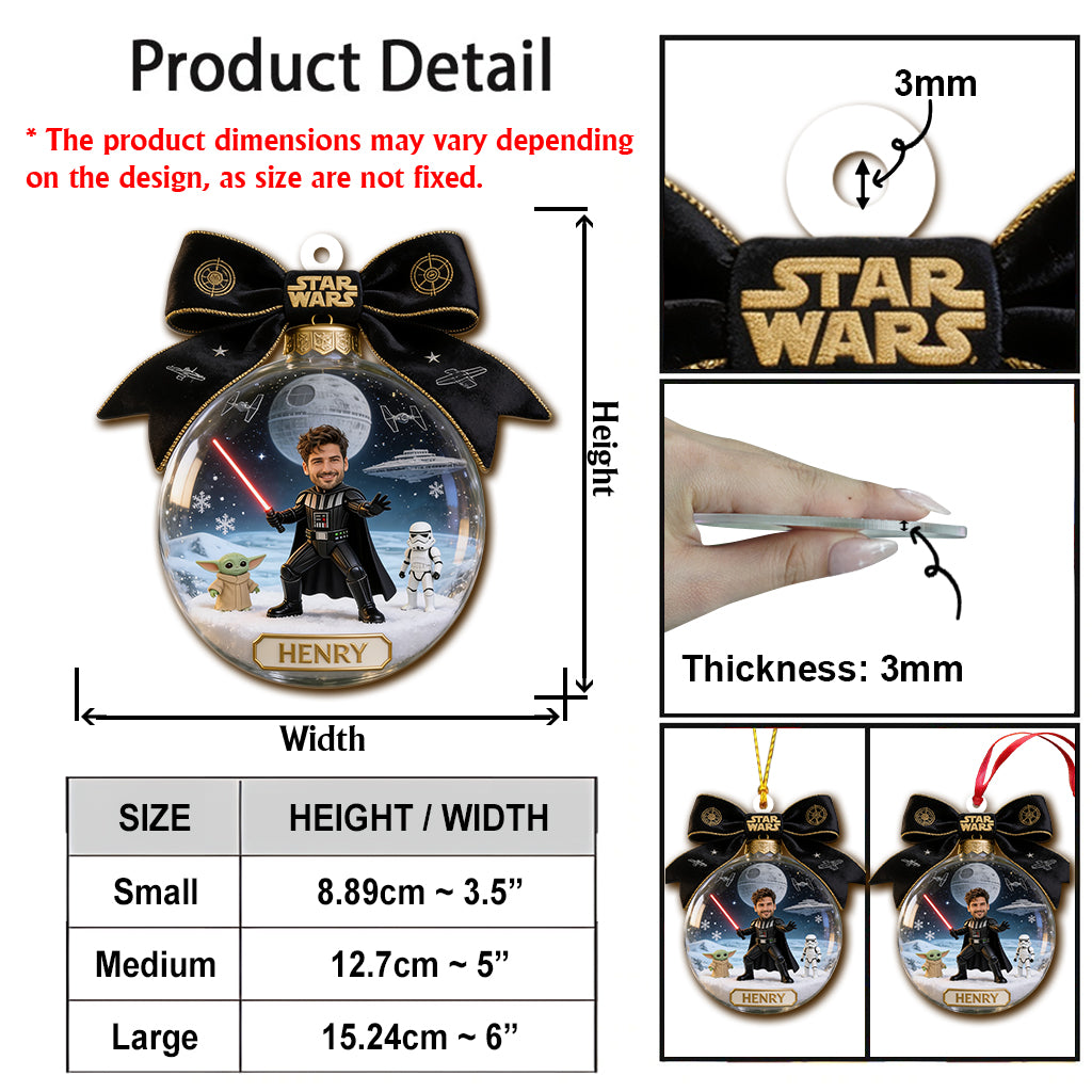 The Force Christmas Gift - Personalized The Force Ornament