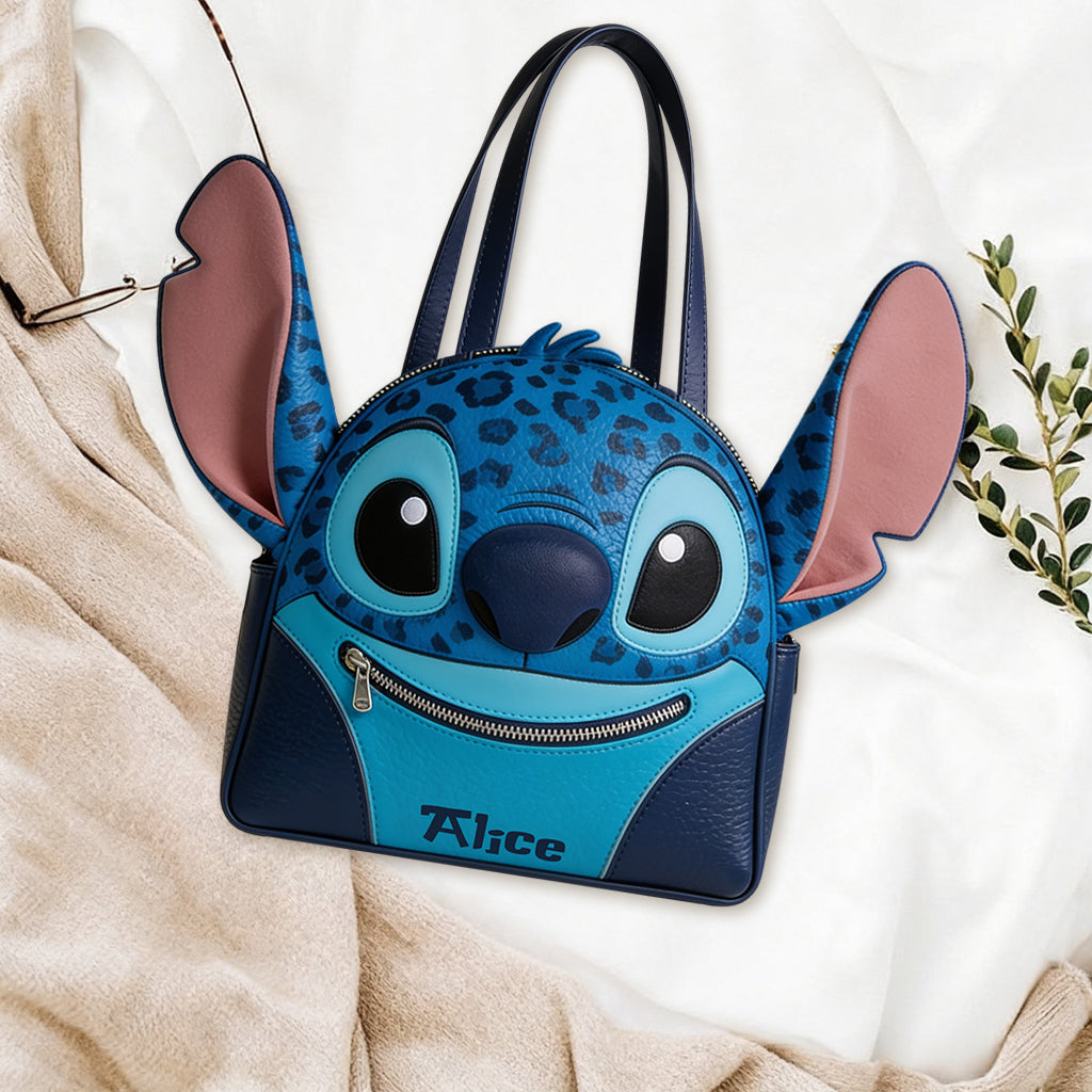 Blue Ailen - Personalized Ohana Custom Shape Tote Bag
