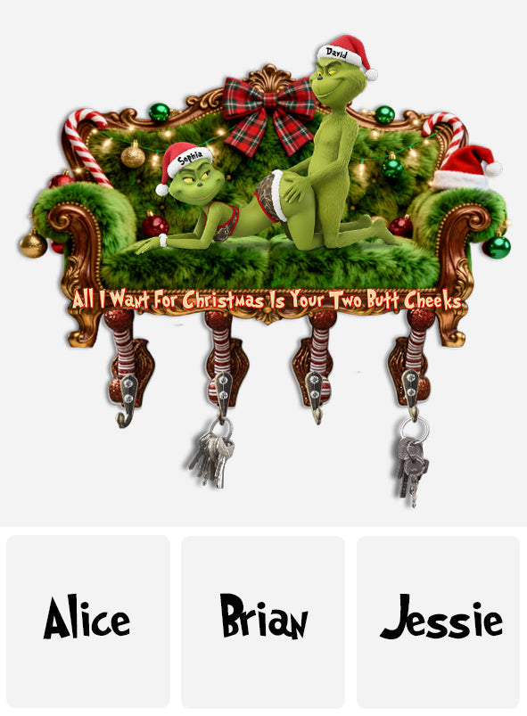 I Love You - Personalized Stole Christmas Custom Shaped Hanging Rack