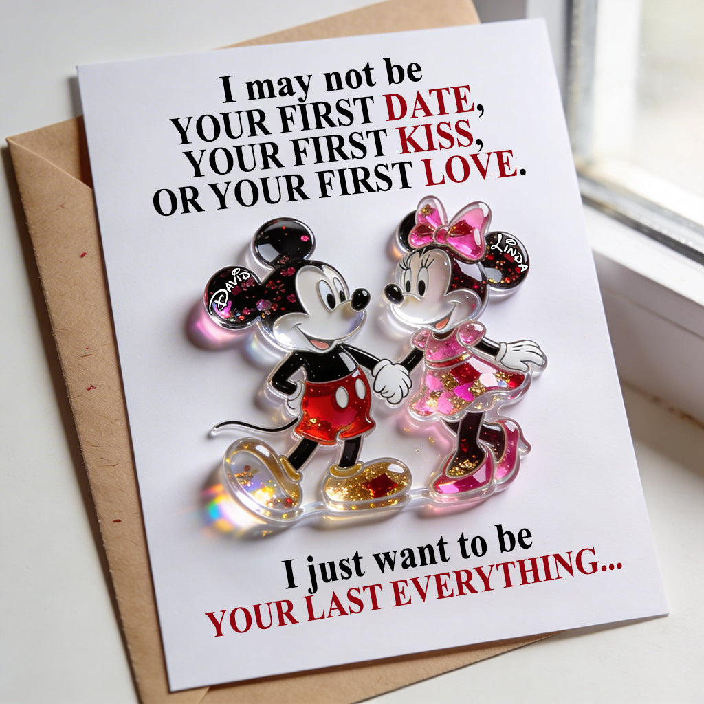 Magical Love - Personalized Mouse Pocket Hug Card