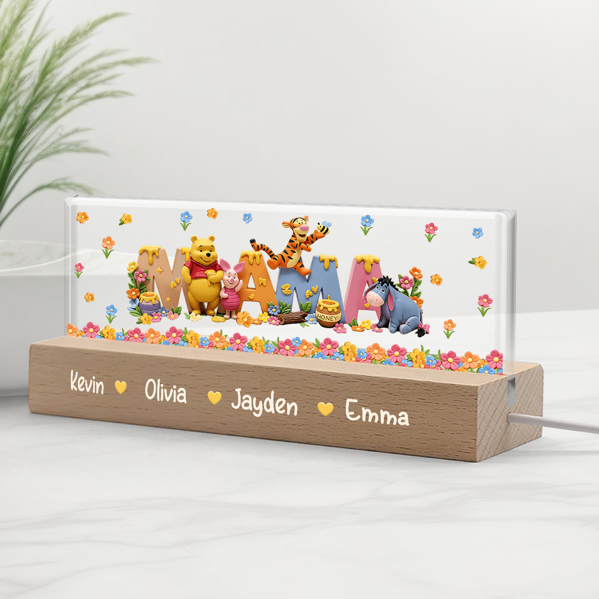 Mama Bear - Personalized Mouse Custom LED Night Light