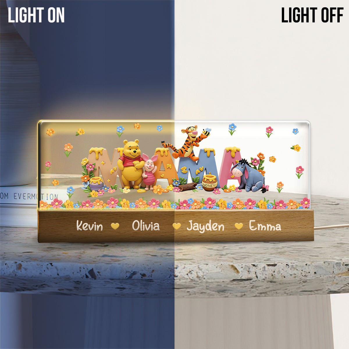 Mama Bear - Personalized Mouse Custom LED Night Light
