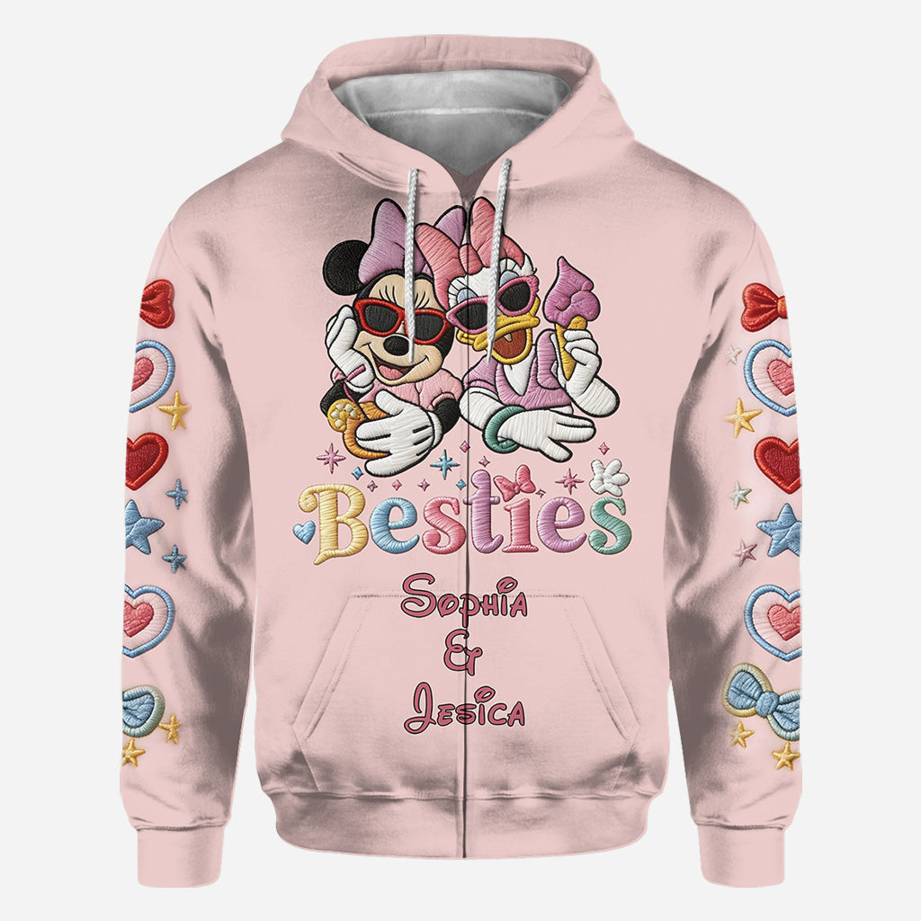 Besties Forever - Personalized Mouse All Over Shirt