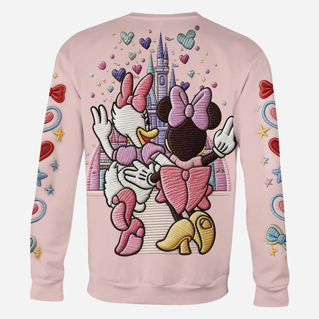 Besties Forever - Personalized Mouse All Over Shirt
