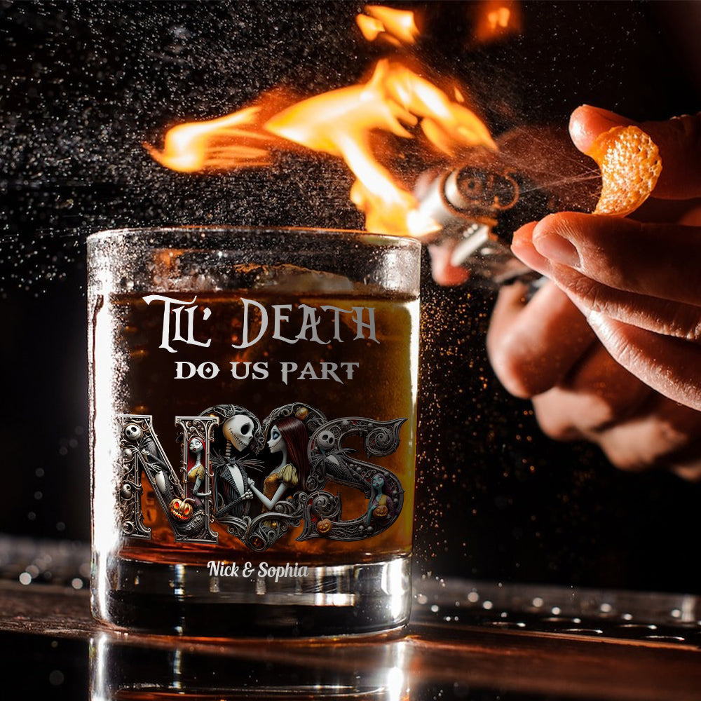 From Our First Kiss - Personalized Nightmare Whiskey Glass