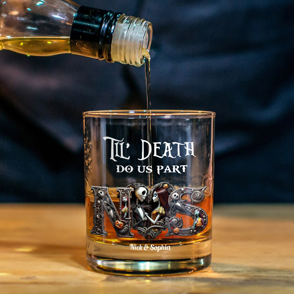From Our First Kiss - Personalized Nightmare Whiskey Glass