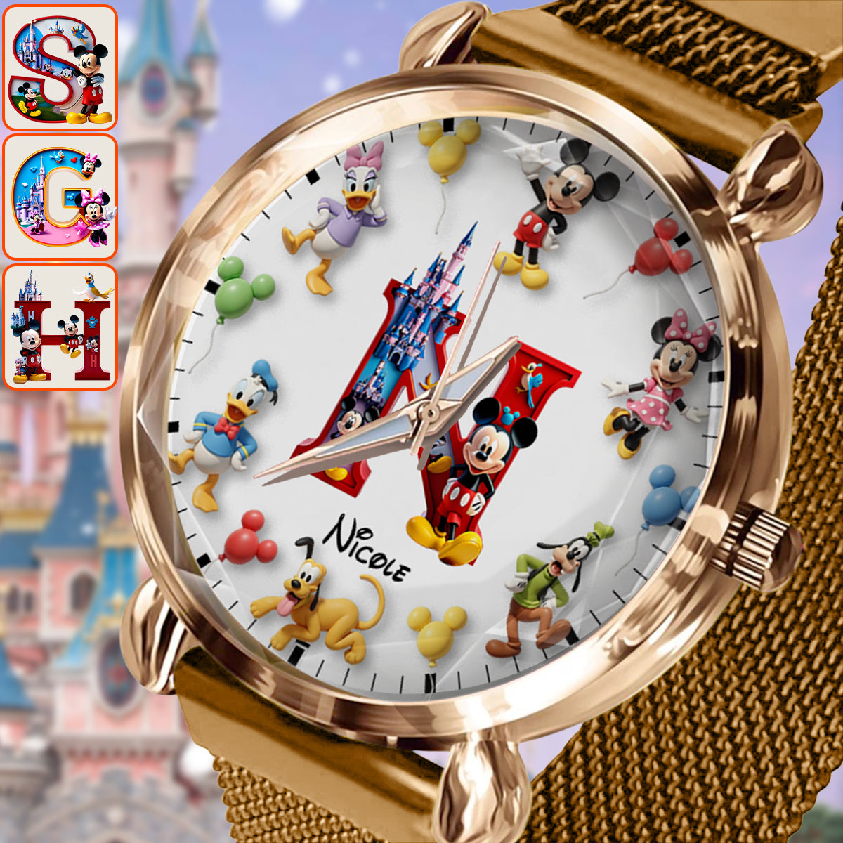 Magical World - Personalized Mouse Women Hand Watch