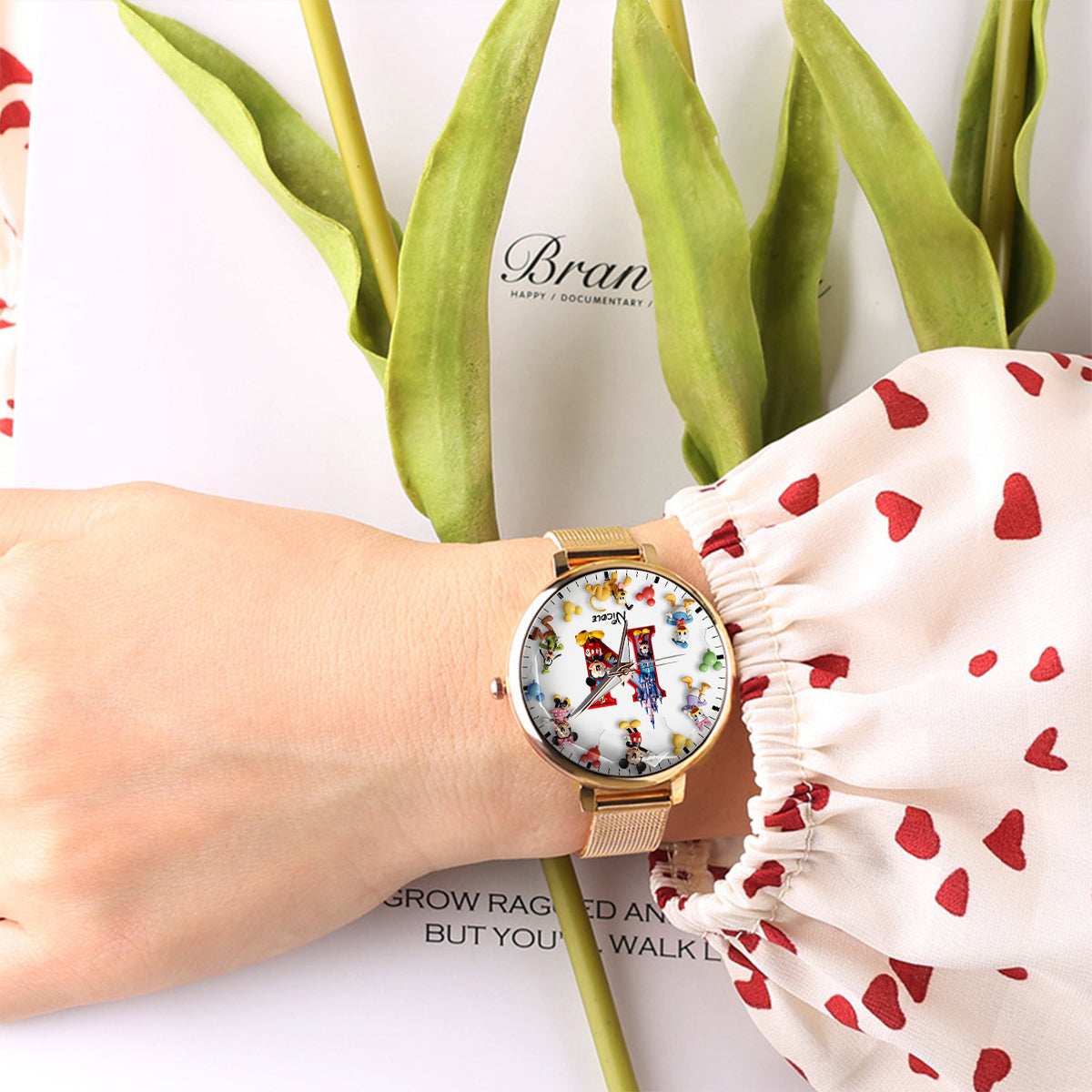 Magical World - Personalized Mouse Women Hand Watch