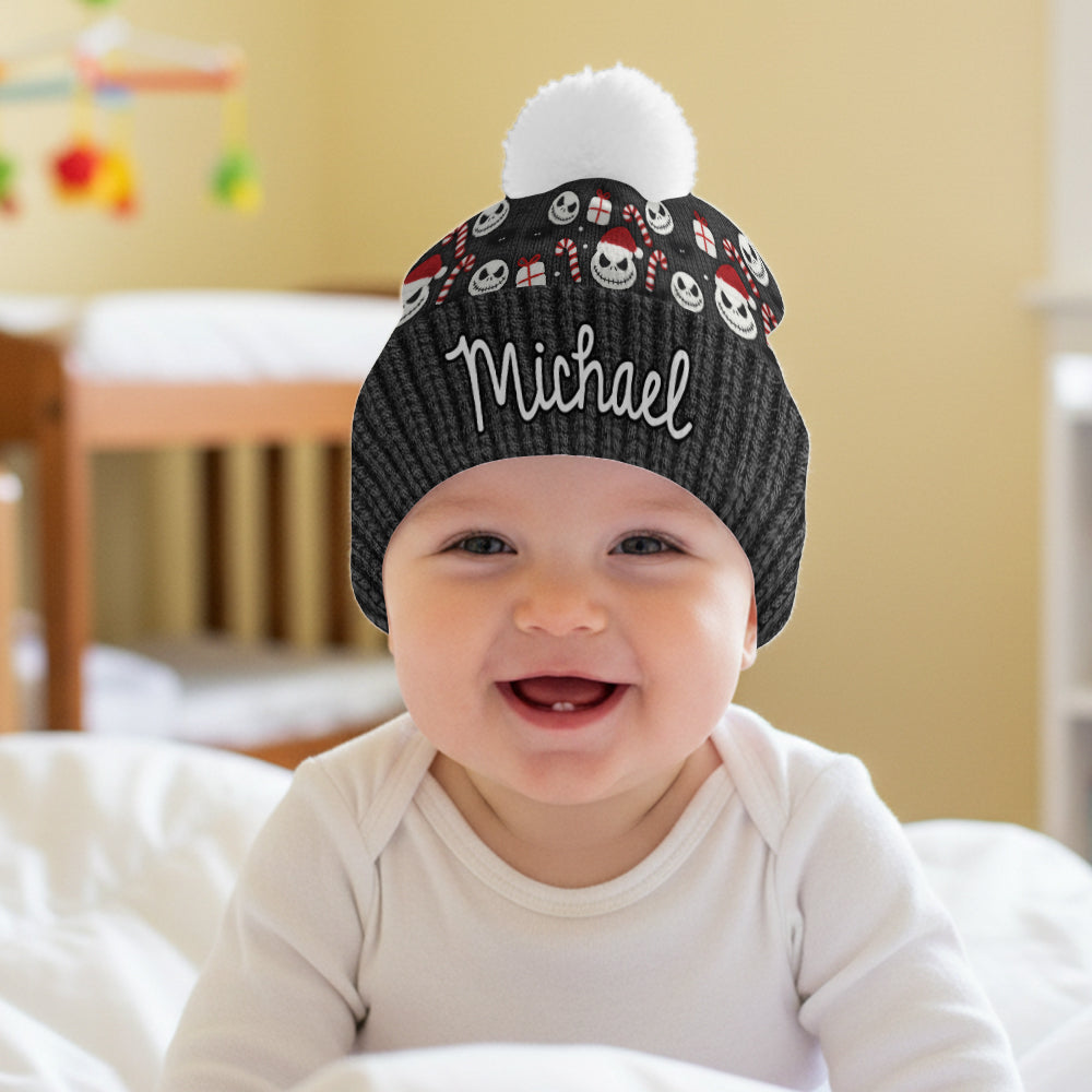 Nightmare Christmas - Personalized Nightmare Beanie Hat