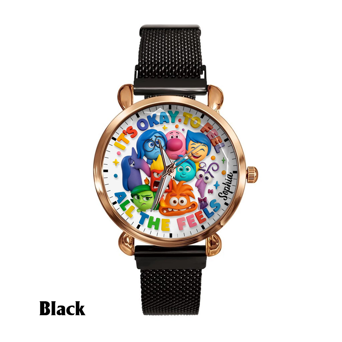 It's Okay To Feel All The Feels - Personalized  Women Hand Watch