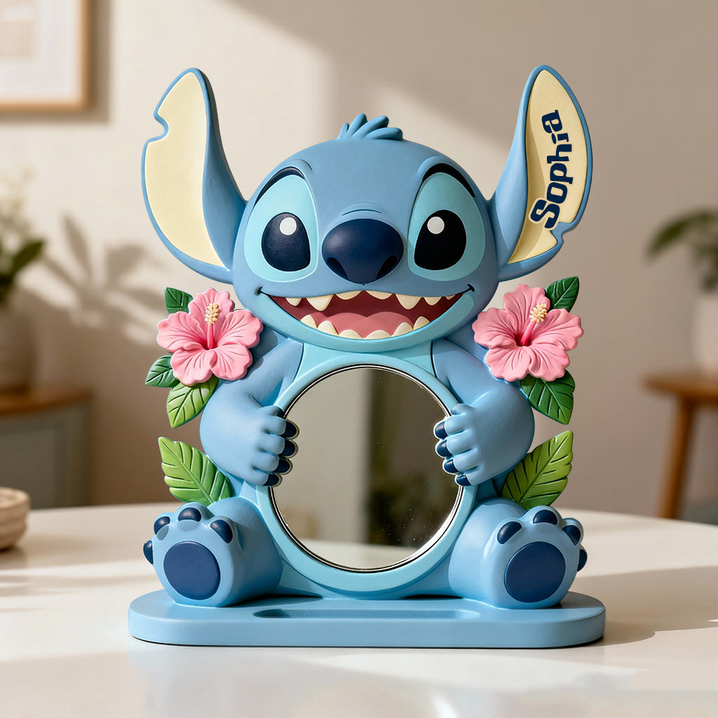 Blue Ohana - Personalized Ohana Desk Mirror