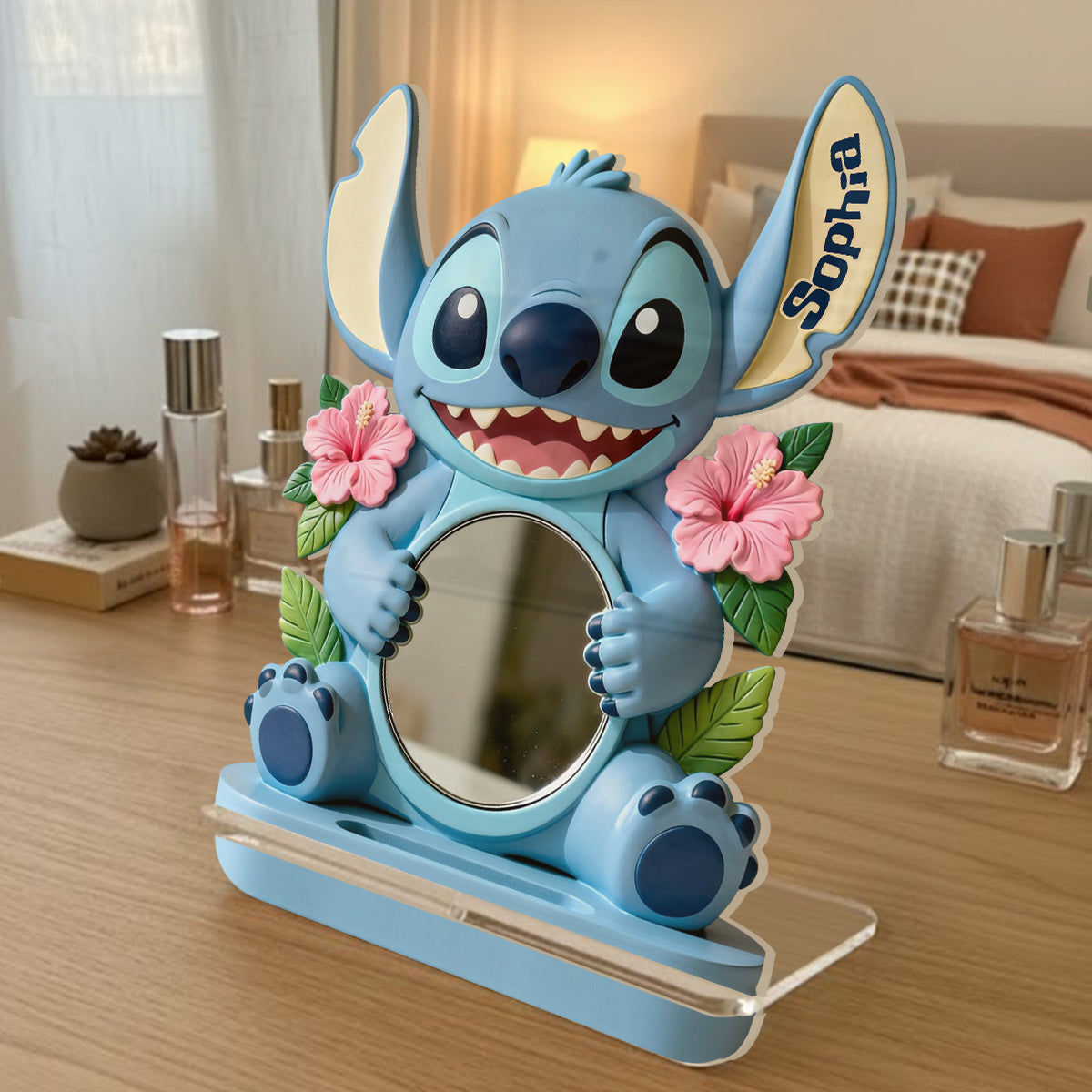 Blue Ohana - Personalized Ohana Desk Mirror