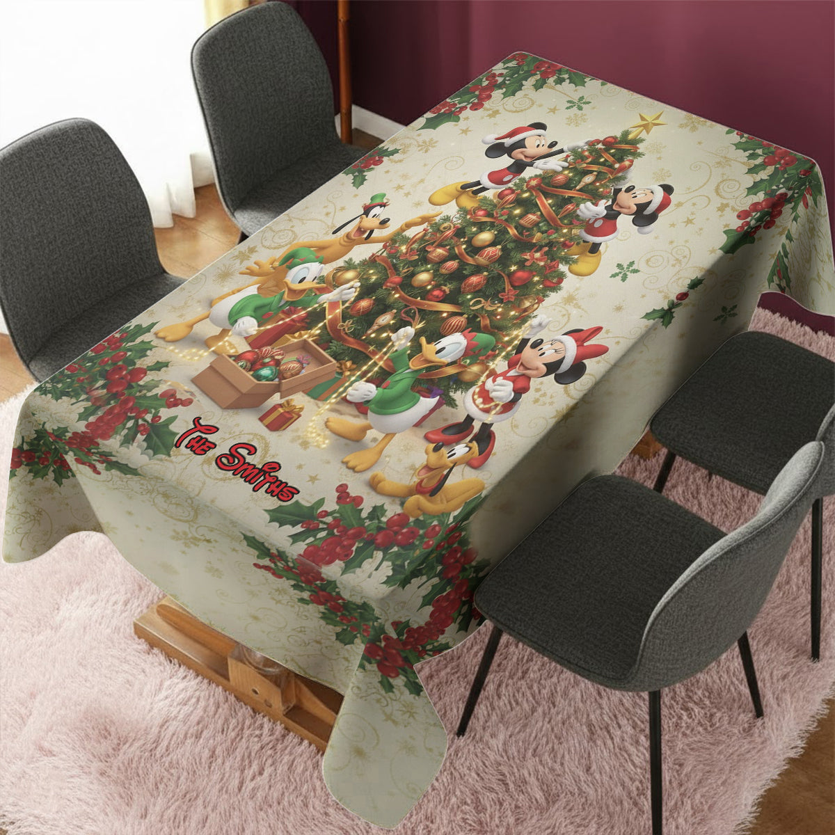 Magic Family - Personalized Mouse Table Cloth Cover