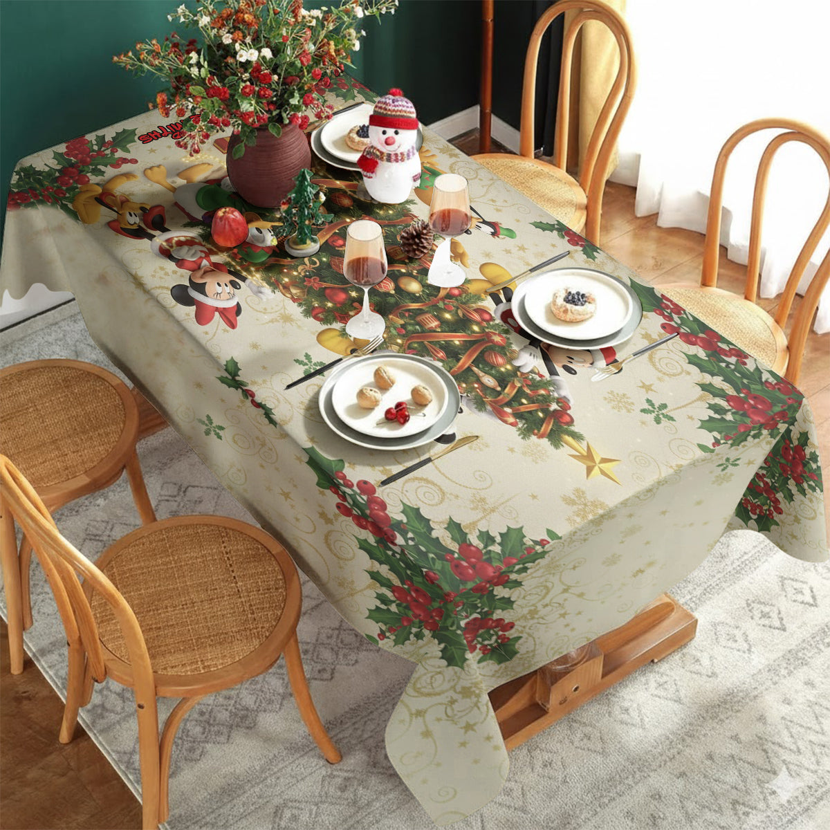 Magic Family - Personalized Mouse Table Cloth Cover