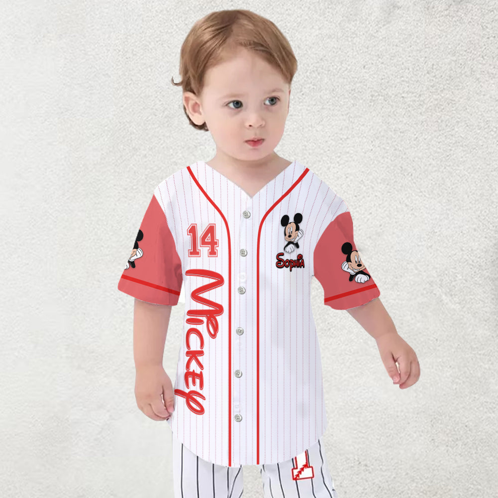 Magic Season - Personalized Mouse Baseball Jersey