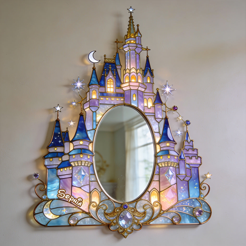 Magical Castle - Personalized Dream Trip Wall Hanging Mirror