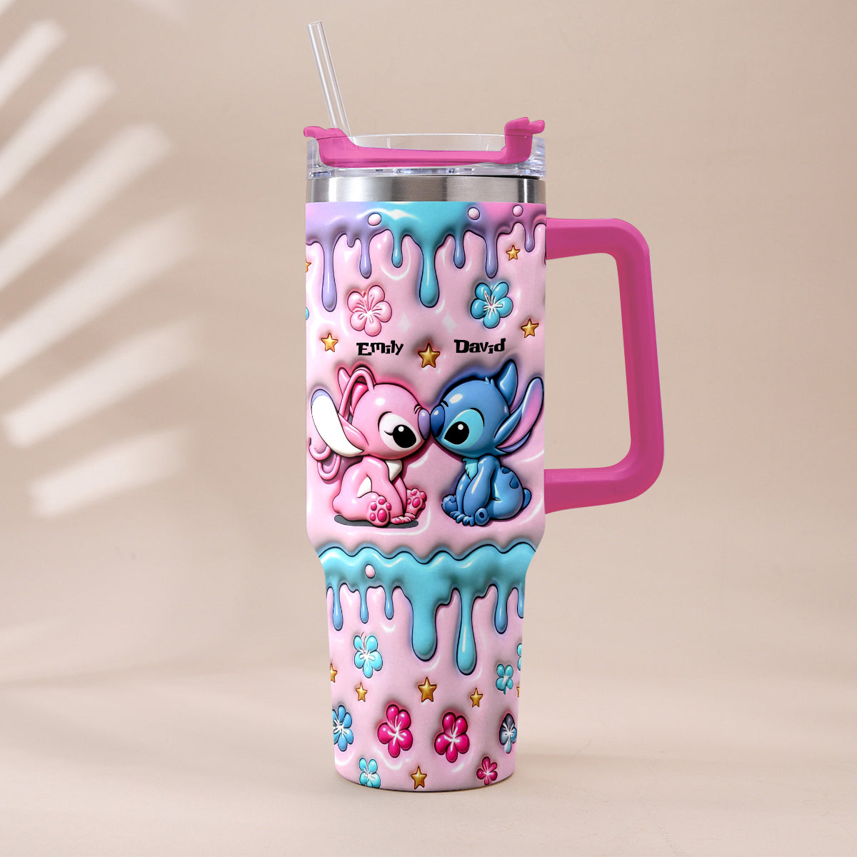 I'm Yours No Returns Or Refunds - Personalized Ohana Tumbler With Plush Charm