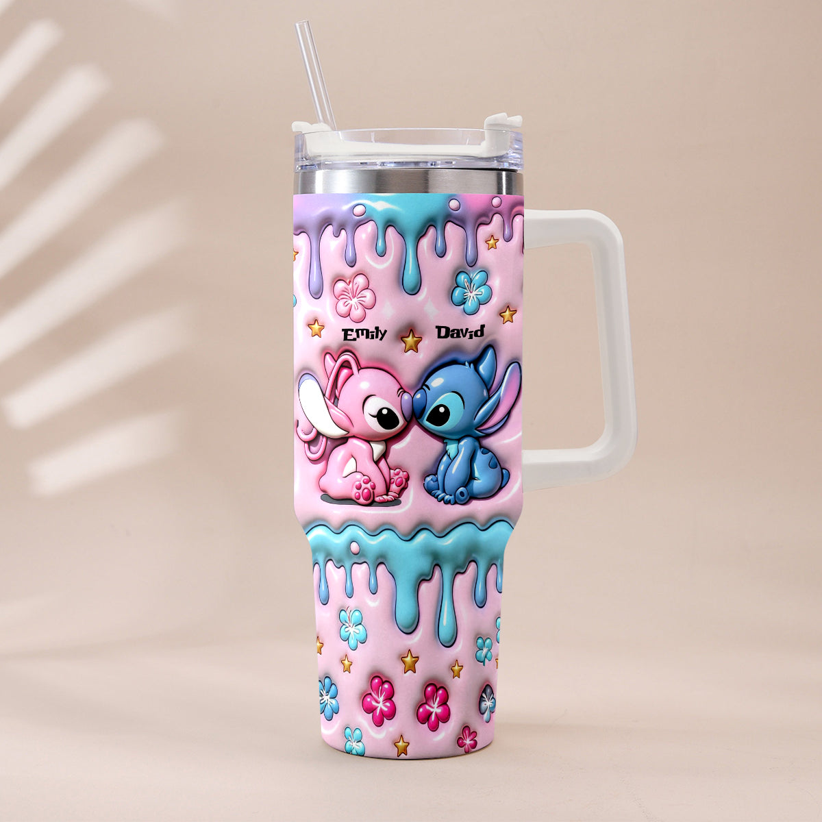 I'm Yours No Returns Or Refunds - Personalized Ohana Tumbler With Plush Charm