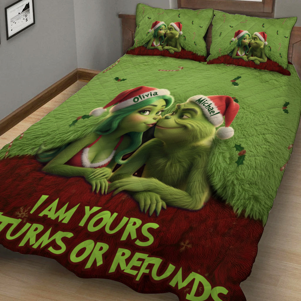 I Am Yours - Personalized Stole Christmas Quilt Set