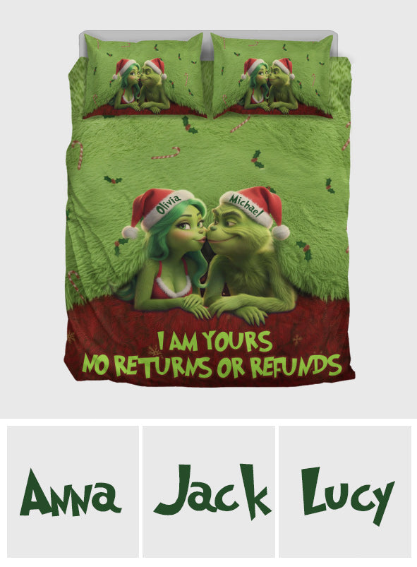 I Am Yours - Personalized Stole Christmas Quilt Set
