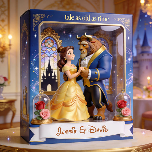 Tale as Old as Time - Personalized Beauty And The Beast Custom Shaped Acrylic Plaque