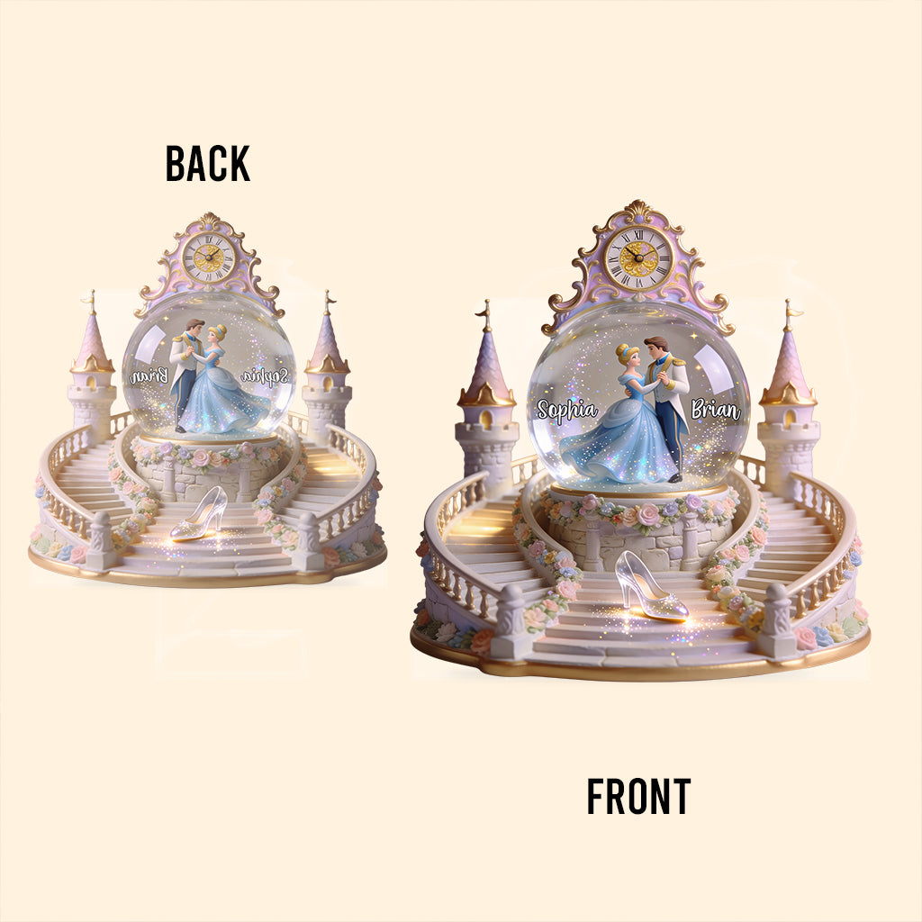 Royal Couple, Glass Shoes - Personalized Glass slipper Custom Shaped Acrylic Plaque