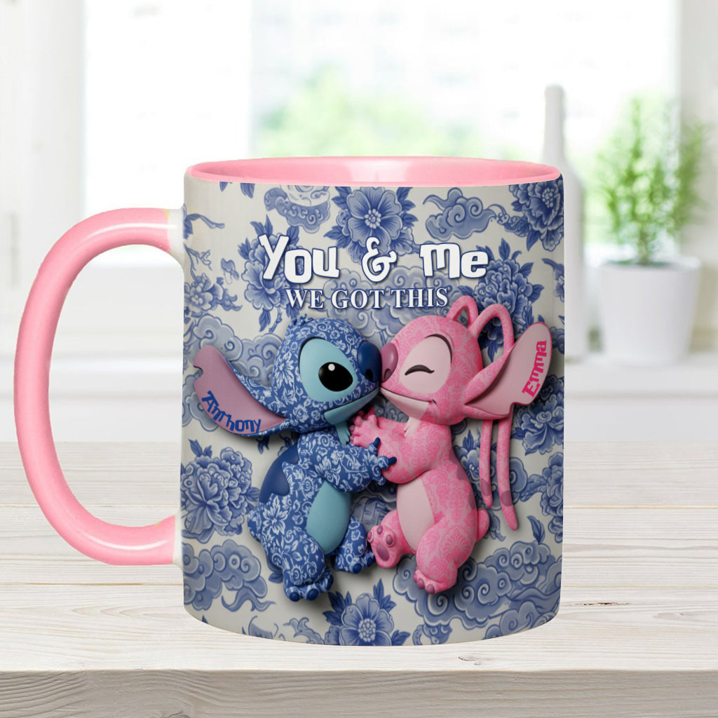 You & Me We Got This - Personalized Ohana Accent Mug