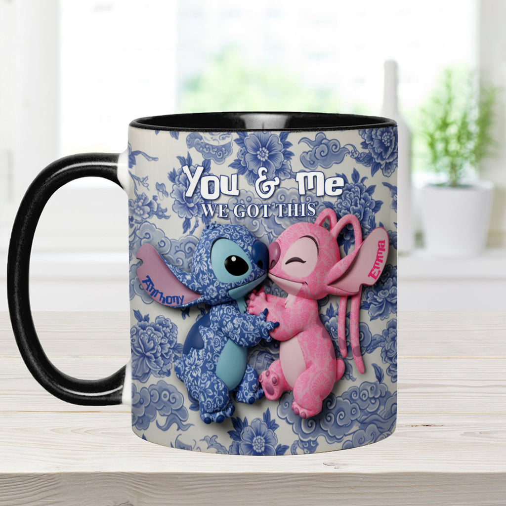 You & Me We Got This - Personalized Ohana Accent Mug