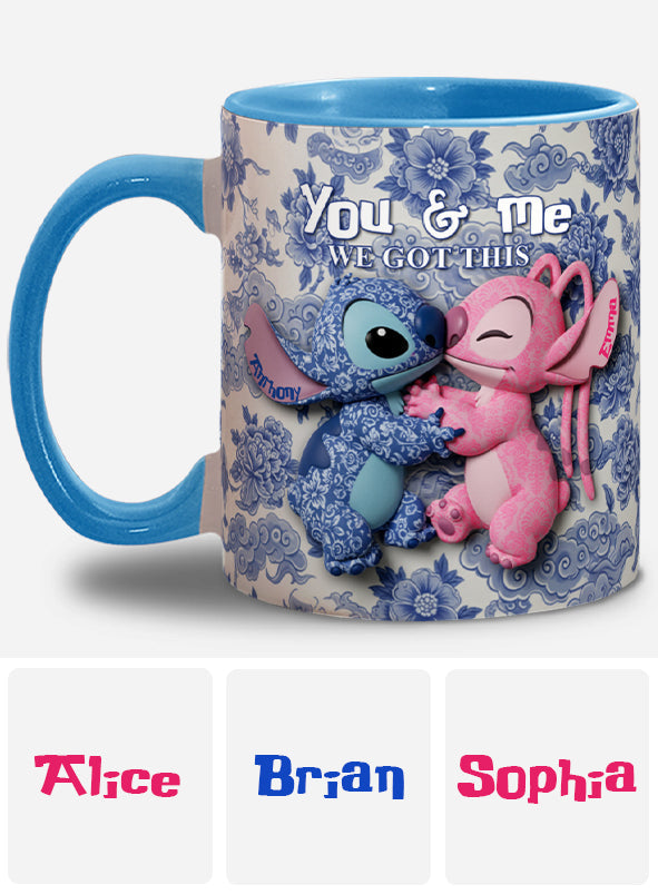 You & Me We Got This - Personalized Ohana Accent Mug