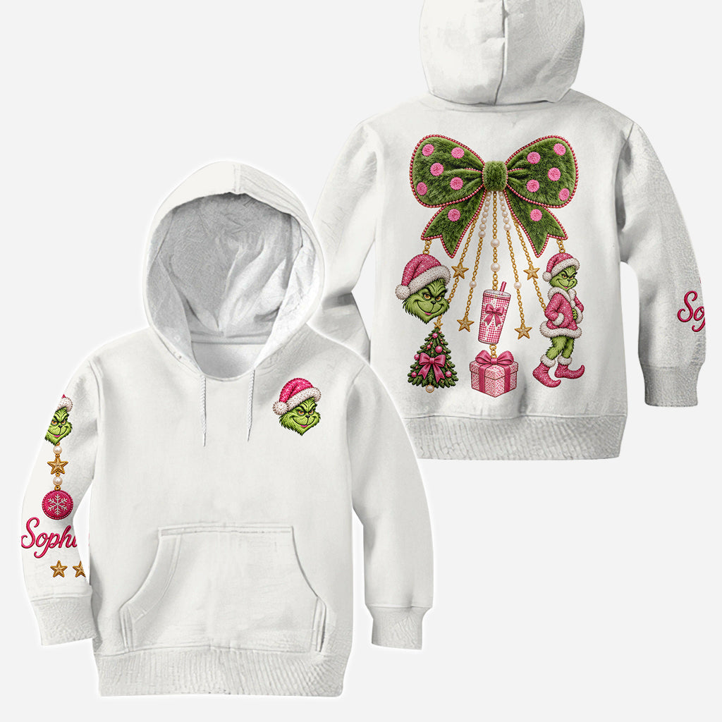 Merry Grinchmas - Personalized Stole Christmas Hoodie and Leggings