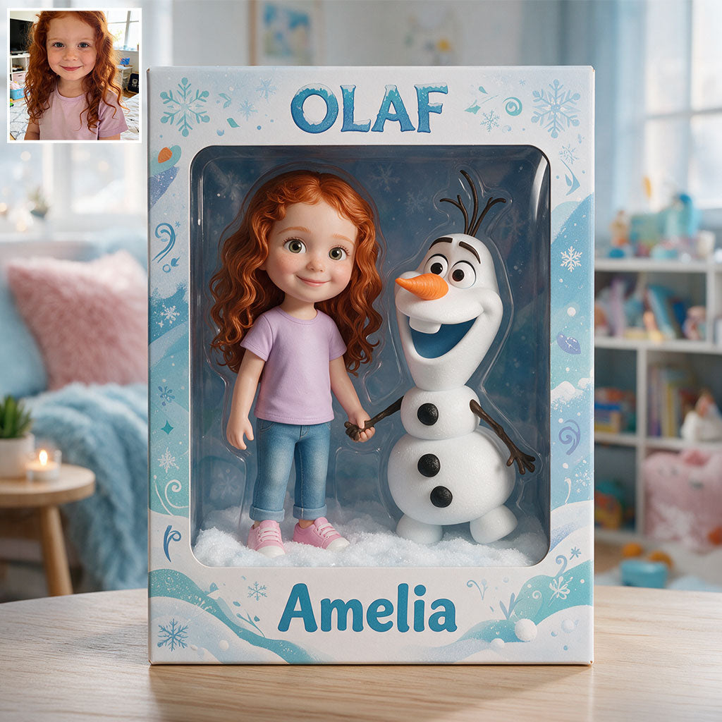 My Favorite Snow Buddy - Personalized Kid Acrylic Display Box
