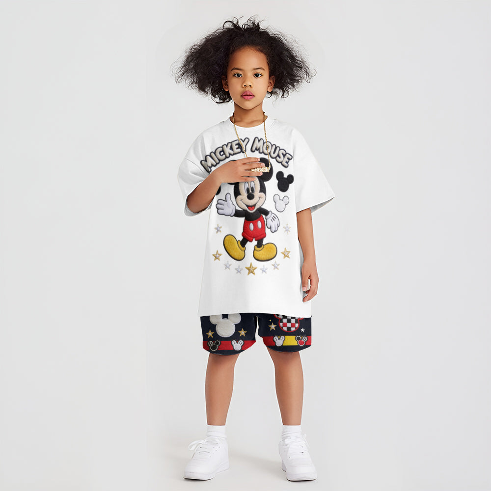 Happy Mouse Club - Personalized Mouse Kid T-shirt & Shorts
