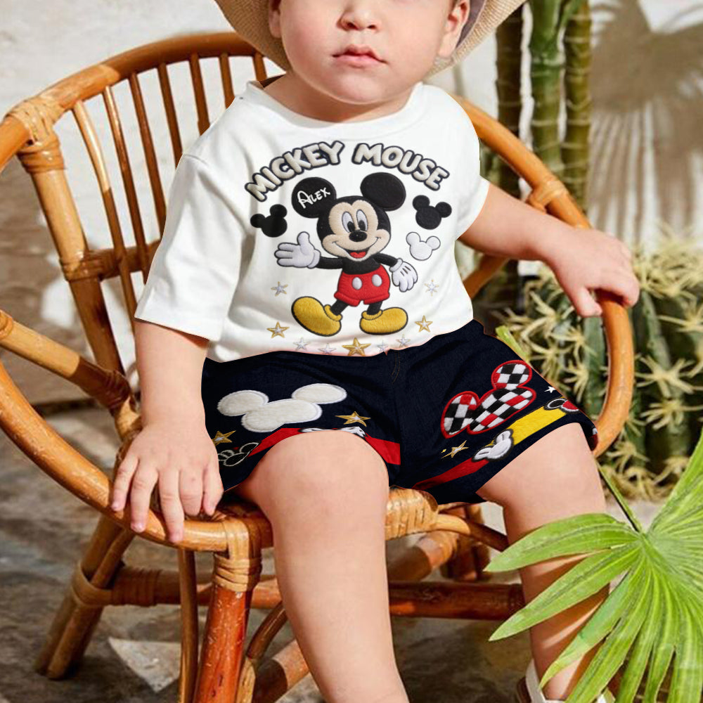 Happy Mouse Club - Personalized Mouse Kid T-shirt & Shorts