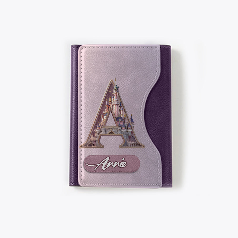 Magical Castle Custom Letter Alphabet - Personalized Mouse Magsafe Wallet