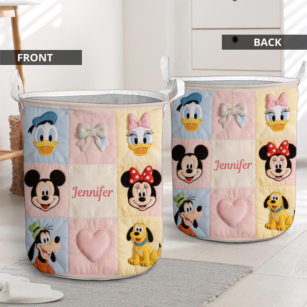 Kids Storage Basket - Personalized Mouse Storage Basket