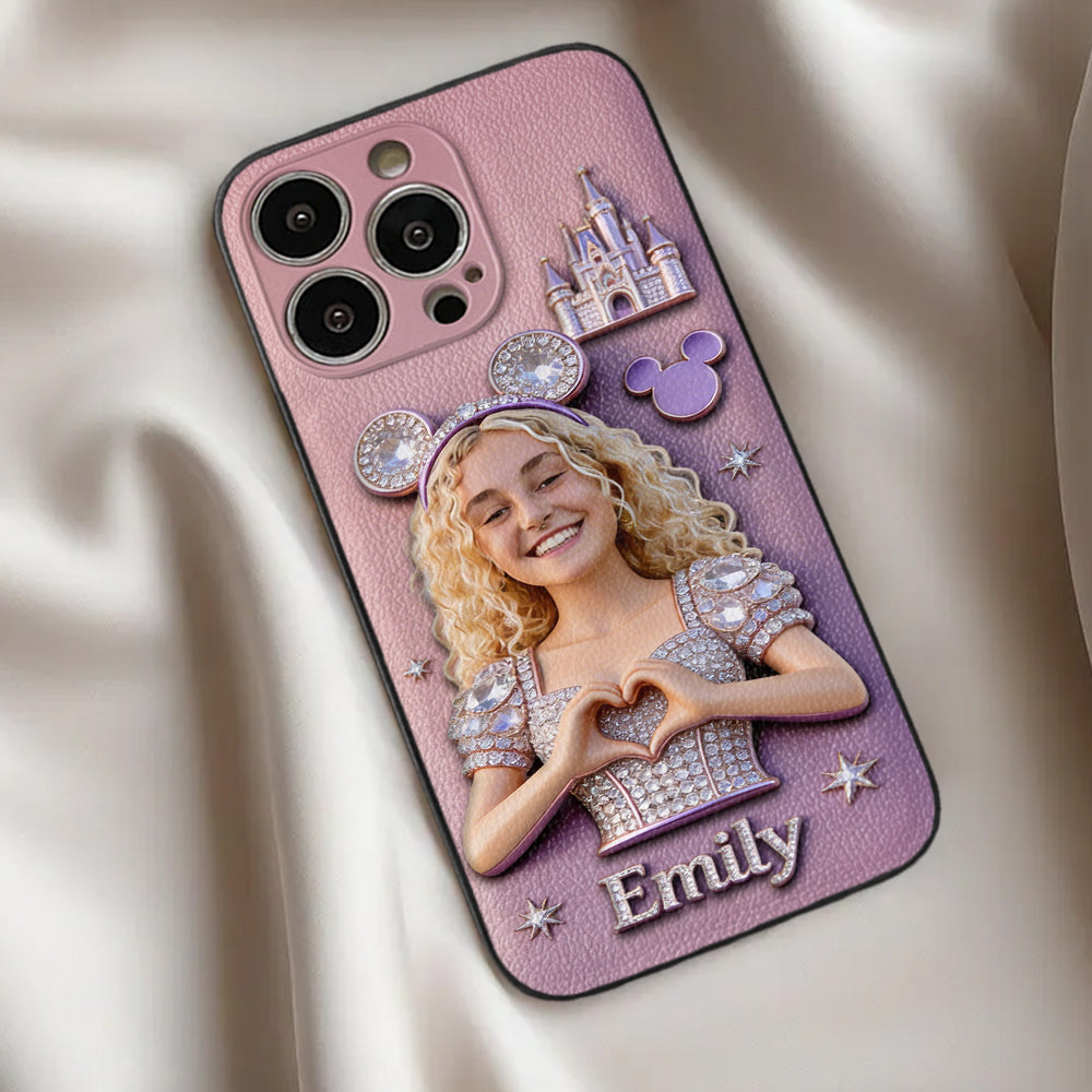Friends - Personalized Dream Trip 3D Embossed Leather Phone Case