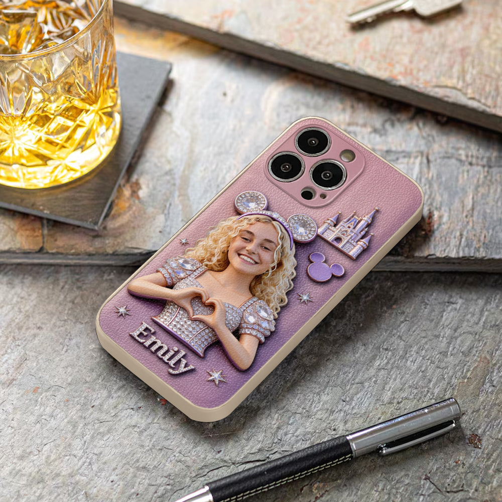 Friends - Personalized Dream Trip 3D Embossed Leather Phone Case