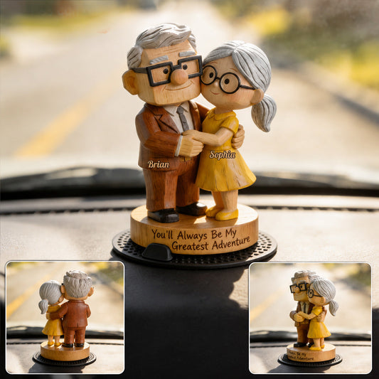 You Are My Greatest Adventure - Personalized Up Movie Couple Premium 3D Figurine