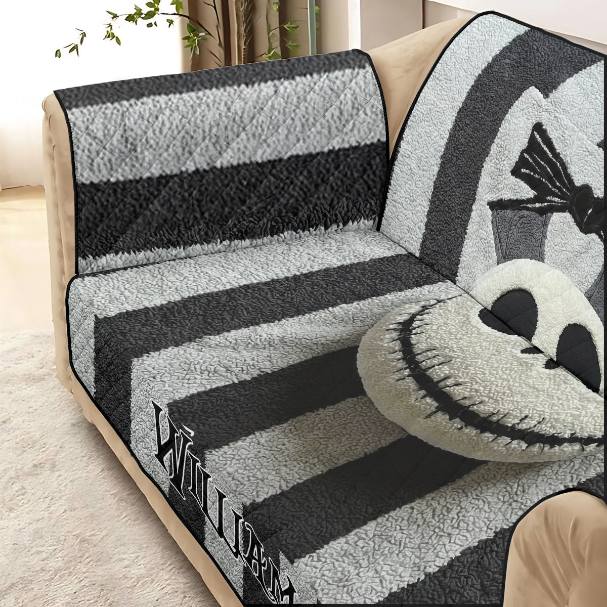 Nightmare - Personalized Nightmare Quilted Sofa/Couch Cover