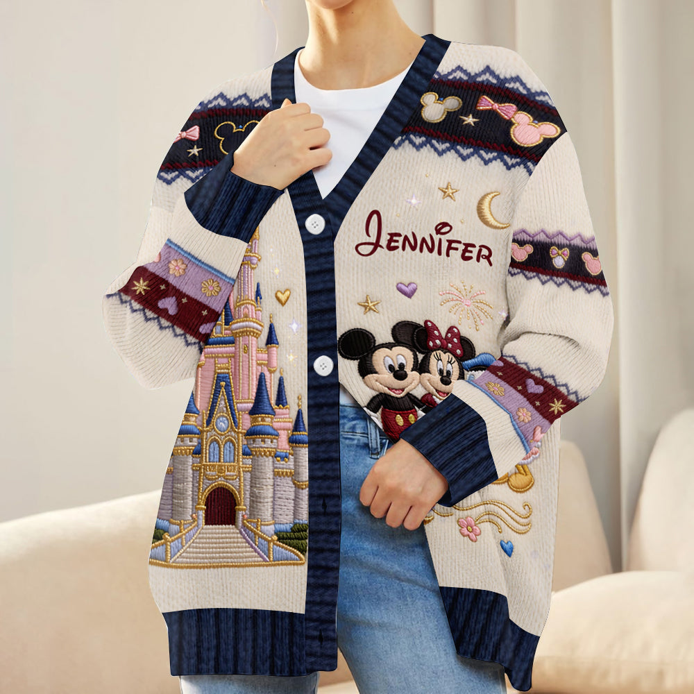 Magic Castle - Personalized Dream Trip Cardigan Sweater