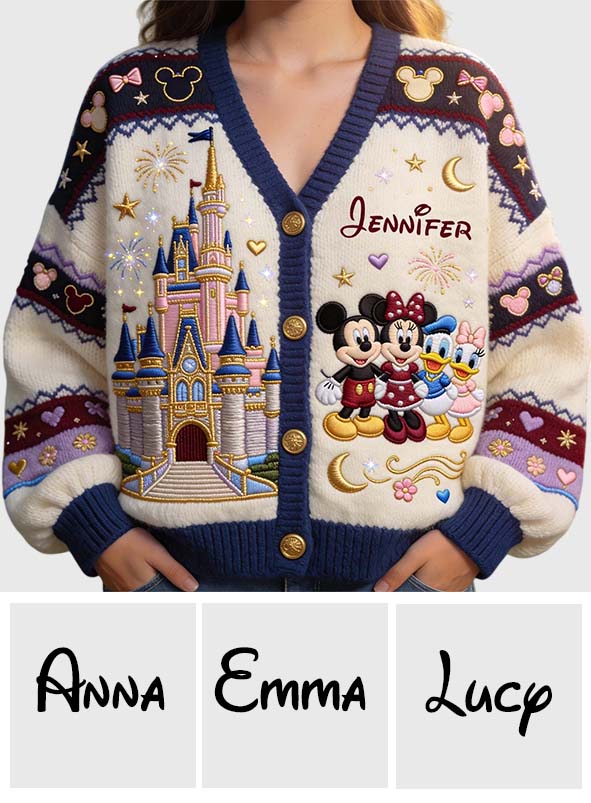Magic Castle - Personalized Dream Trip Cardigan Sweater