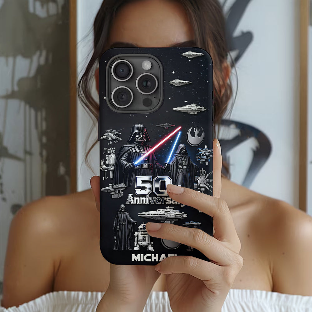 Wonder Stars - Personalized The Force Full Print Phone Case