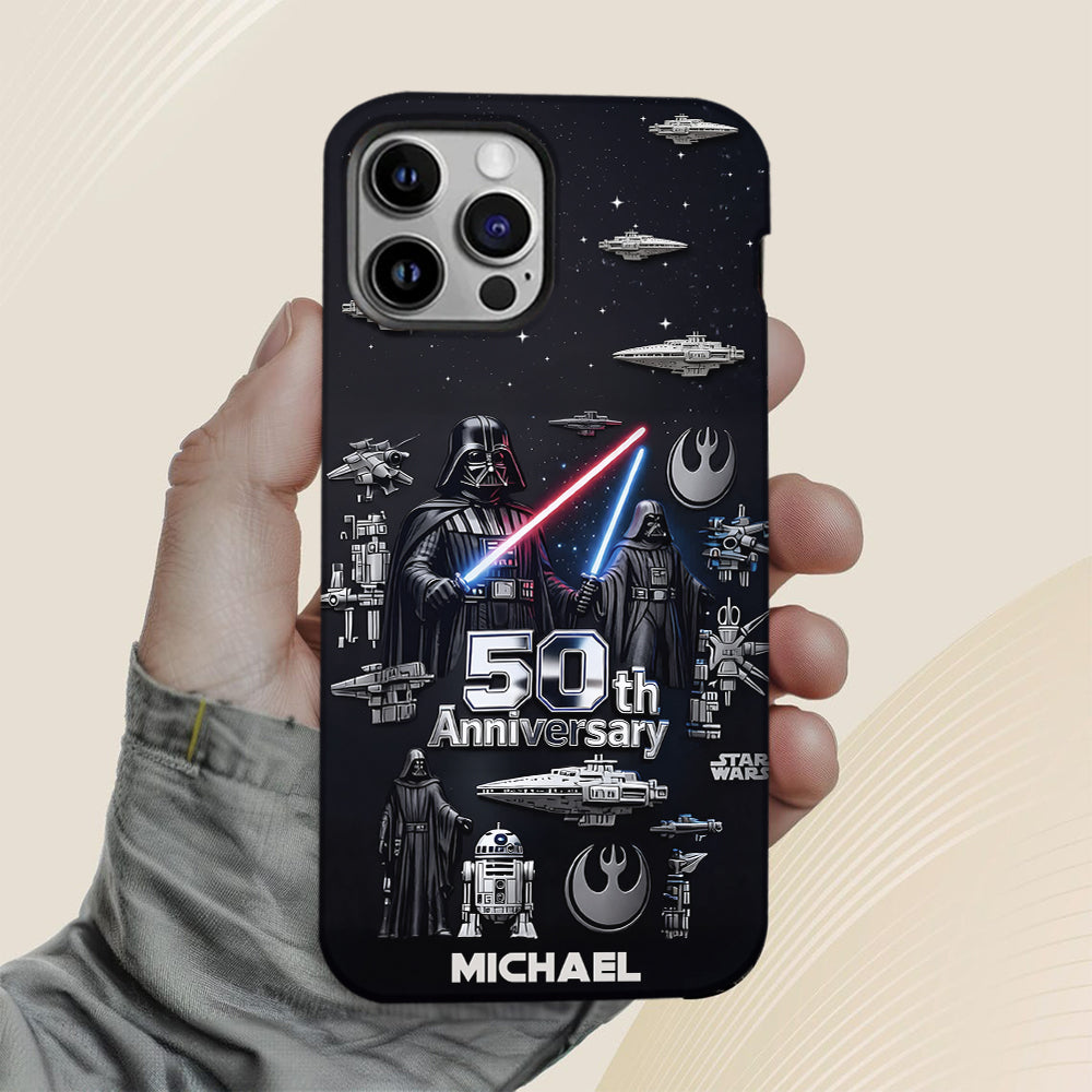 Wonder Stars - Personalized The Force Full Print Phone Case