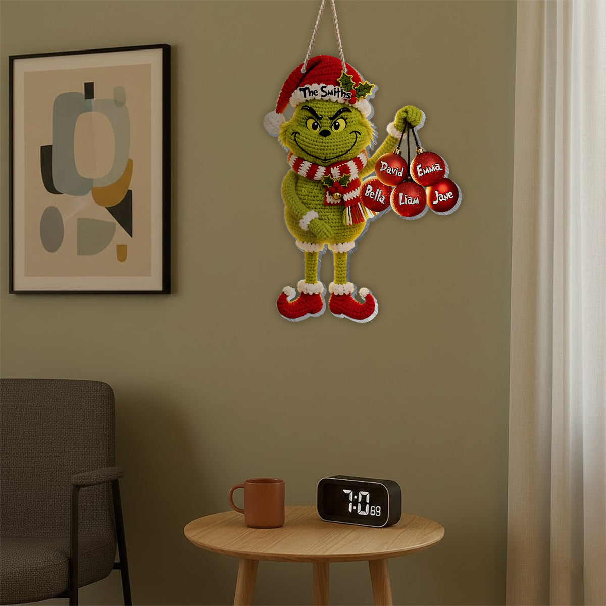 Merry Christmas - Personalized Stole Christmas LED Light Acrylic Sign